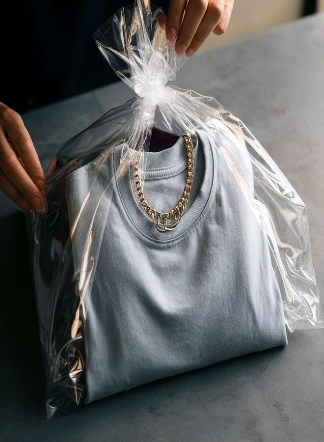 شوب فور مايلرز أكياس تغليف مسطحة شفافة من السيلوفان من Shop4Mailers مقاس 24 × 30 بوصة لتوزيعات الحفلات، والحلويات، وسلال الهدايا، والمزهريات، والهدايا، وحفلات الزفاف، وأعياد الميلاد، وحفلات استقبال المولود (عبوة من 50 كيسًا) - Image 4